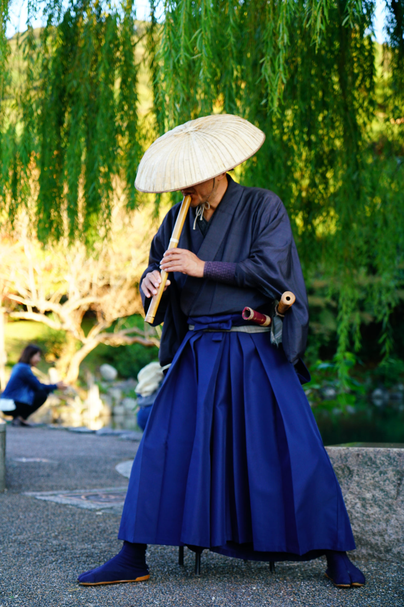 Musicien samouraï à Kyoto